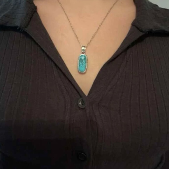 New Sterling Silver Handmade Polished Natural Turquoise Native Rope Necklace - Picture 13 of 16